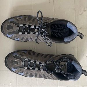 Eddie Bauer Hiking Shoes Women’s Grey and Blue Size 6